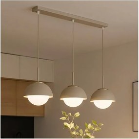 Brilagi - Luster na lanku COSMO 3xE27/60W/230V béžová/zlatá