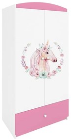 Skriňa Babydreams ružová – Kôň