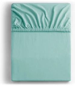 Tyrkysová napínacia plachta jersey 220x200 cm Amber – Restilo
