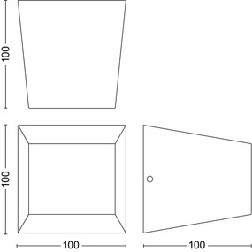 Philips - LED Vonkajšie nástenné svietidlo ALIX LED/4,3W/230V 2700K IP44