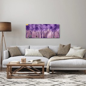 Obraz - Jelene v magickom lese (120x50 cm)