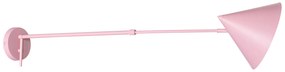Dizajnová nástenná lampa ružová nastaviteľná - Triangolo