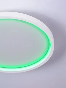 Moderné stropné svietidlo Chet RGB 39 s diaľkovým ovládaním