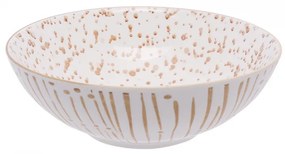 Lunasol - Miska na cereálie biela / champagne 17,8 cm - Basic (490834)