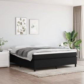 Rám na boxspring posteľ čierny 160x200 cm látka