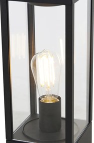 Inteligentná vonkajšia stojaca lampa čierna 40 cm IP44 vr. WiFi ST64 - Charlois