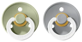 BIBS Colour cumlíky z prírodného kaučuku veľkosť 1: Sage Nočný - Cloud Nočný