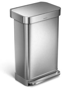 Odpadkový kôš voľne stojací Simplehuman Pedal bin 45 l kartáčovaná nerez oceľ mat SHCW2024