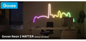 Govee - Neon 2 MATTER ohybný LED pásik 5m RGBIC Wi-Fi IP67