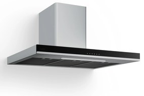 Klarstein Verosteel digestor, Elegantný, minimalistický, výkonný, Energetická trieda A, 881,6 m³/h, 90 cm