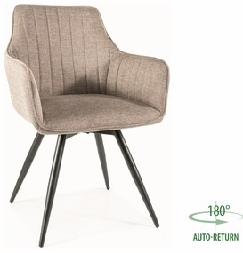 Otočné jídelní křeslo Ballo Brego béžové