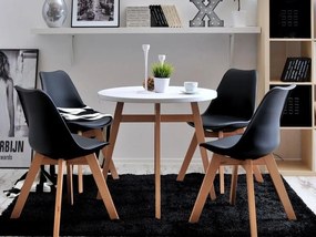 Stolička Large Wood (čierna + buk). Vlastná spoľahlivá doprava až k Vám domov. 1111129