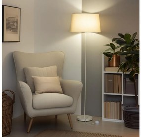Brilagi - LED stojacia lampa CERIA 1xE27/40W/230V priemer 45 cm béžová/biela
