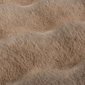 Flair Rugs, Kusový koberec Waffle Faux Fur Taupe, 180x290, hnedá, obývacia izba