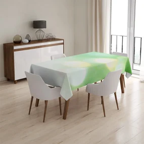 Sablio Obrus Zelená abstrakcia - 130x130 cm
