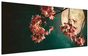 Obraz - Sakura v splne (120x50 cm)