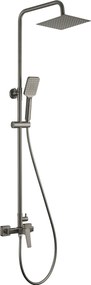 Deante Blur, sprchový súprava s hlavovou a ručnou sprchou, grafitová, DEA-NQL_D4XM