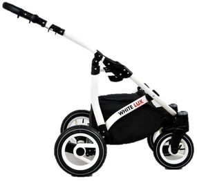 Detský kočík Rafpol White Lux -Lavender (3-kombinácia)