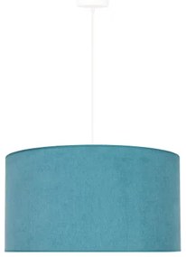 Duolla - Luster na lanku BRISTOL 1xE27/40W/230V pr. 45 cm tyrkysová