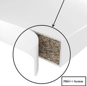 Panel na umývačku Belini Premium Full Version odkrytý 60 cm čierny lesk s pracovnou doskou