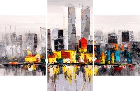 Obraz - Maľba veľkomesta (90x60 cm)