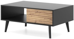 Konferenční stolek Willow II 104 cm dub artisan/černý