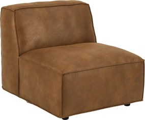 Koňakovohnedý modul pohovky (stredový diel) Fairfield Kentucky – Bonami Selection