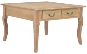 Konferenčný stolík, hnedý 80x80x50 cm, drevo