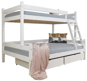 Wilsondo Poschodová posteľ Petra 6 200x120x90 - biela