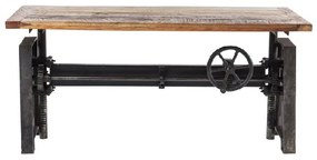Steamboat jedálenský stôl 160x80 cm hnedý/čierny