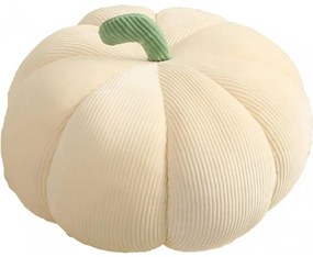 Sedací vankúš v tvare tekvice PUMPKIN 55 cm, krémový