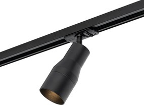 Moderné čierne bodové svetlo pre jednofázový koľajnicový systém - Iconic Kohua