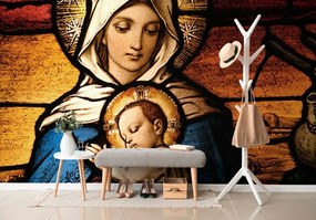 Tapeta Panna Mária s Ježiškom - 150x100