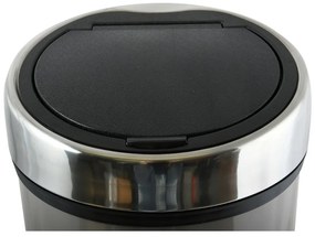 Taupe dotykový oceľový odpadkový kôš 30 l – MSV