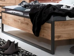 Posteľ Detroit 180x200 cm, doskový dub