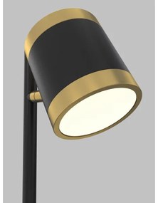 Wofi 8003-104S - LED Stmievateľná stolná lampa TOULOUSE LED/10W/230V čierna/zlatá