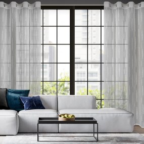 ZÁVES NA KRÚŽKOCH ALENI 140X250 CM STRIEBORNÁ