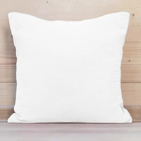 Biante Mušelínová obliečka na vankúš MSN-010 Snehovo biela 50 x 50 cm