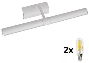 Brilagi - LED Obrazové svietidlo DANAE 2xE14/4W/230V 3000K biela LEDBG0812