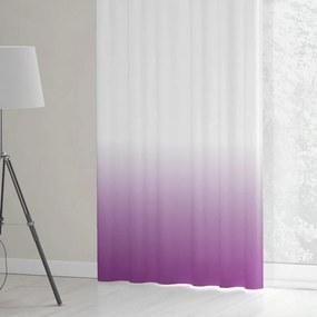 Originálne závesy do obývačky šité na mieru v ombré bielo fialovej farbe