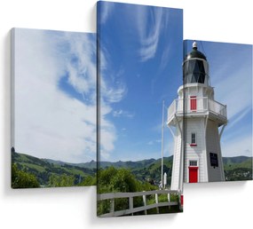 Obraz majáku Akaroa, Nový Zéland (90x60 cm)