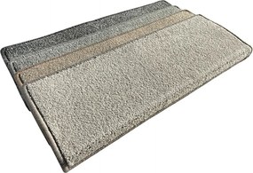 Vopi Nášľapy na schody Messina šedá obdĺžnik, samolepiaci - 25x80 obdĺžnik (rozmer vrátane ohybu)