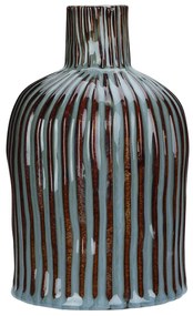 Porcelánová váza Stripes Grey 11,5x11,5x19 cm