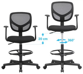 Ergonomická kancelárska stolička OBN25BK