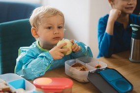 Desiatový box malý - ružový/oranžový