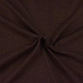 Jersey prestieradlo Tmavo Hnedé 60x120 cm