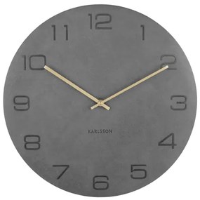 Nástenne hodiny Karlsson KA5667GY Vigorous 40cm