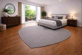 Vopi, Kusový koberec Udinese šedý srdce, 100x120 srdce, šedá, chodba / predsieň