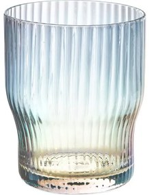 Ručne fúkané poháre na vodu's reliéfom Juno, 4 ks