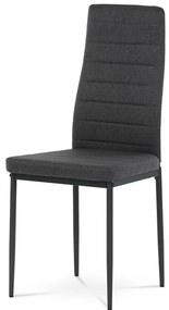 Autronic BONTEC Jedálenský set so 4 stoličkami, 130x70x76cm, keramika, mramor, ASE-1004 BK2 Farba: Šedá